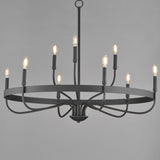 Frankie Chandelier Black by Maxim Lighting