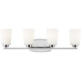 Franport Vanity Light — 29.38 Inch, Chrome