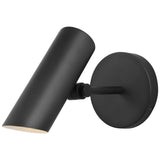 Frasar Small Wall Sconce Midnight Black By Visual Comfort Studio - Side View1