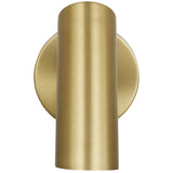 Frasar Small Wall Sconce Satin Brass By Visual Comfort Studio - Front View