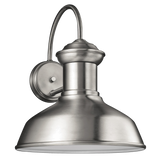 Fredricksburg Outdoor Wall Lantern Small By Satin Aluminium By Generation Lighting