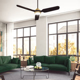 Fremont 60 Inch Ceiling Fan Brushed Gold Kuzco - Lifestyle View1
