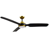 Fremont 60 Inch Ceiling Fan Brushed Gold Kuzco - Without LED