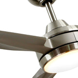 Fremont 60 Inch Ceiling Fan Brushed Nickel By Kuzco - Detailed View1