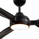 Fremont 60 Inch Ceiling Fan Matte Black By Kuzco - Detailed View