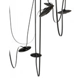 Fremont Disc Suspension 7 Lights Black Smoked Black By Avenue Lighting Detailed View 1