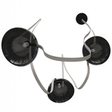 Fremont Dome Multi-Light Suspension 3 Lights Ivory By Avenue Lighting Detailed View 2