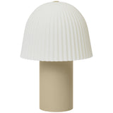 Frill Portable Lamp Cashmere White By Ferm Living