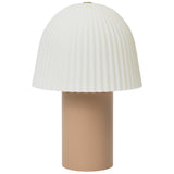 Frill Portable Lamp Rose White By Ferm Living