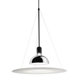 Frisbi Pendant Light Chrome By Flos - With Light