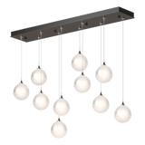 Fritz Globe Round Multilight Pendant 10 Lights Bronze Standard By Hubbardton Forge