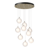 Fritz Globe Round Multilight Pendant 9 Lights Modern Brass Standard By Hubbardton Forge
