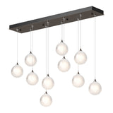 Fritz Globe Round Multilight Pendant - Bronze