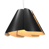 Fuchsia Pendant By Accord, Color: Organic Black, Size: Large, ,| Casa Di Luce Lighting
