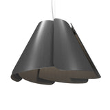 Fuchsia Pendant By Accord, Color: Organic Lead Grey, Size: Large, ,| Casa Di Luce Lighting