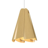 Fuchsia Pendant By Accord, Color: Organic Cappuccino, Size: Small, ,| Casa Di Luce Lighting
