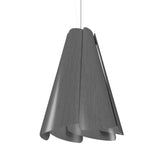 Fuchsia Pendant By Accord, Color: Organic Lead Grey, Size: Small, ,| Casa Di Luce Lighting