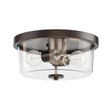 Fuller Flush Mount Oil Rubbed Bronze by Maxim Lighting