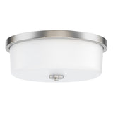 Fuller Flush Mount Satin Nickel by Maxim Lighting