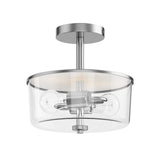 Fuller Semi Flush Pendant Satin Nickel by Maxim Lighting