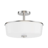 Fuller Semi Flush Pendant Satin Nickel by Maxim Lighting