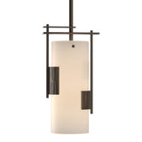Fullered Impressions Mini Pendant in Bronze by Hubbardton Forge