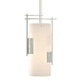Fullered Impressions Mini Pendant in Sterling by Hubbardton Forge