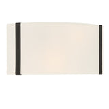 Fulton Curved Shade Wall Sconce 13'' Black