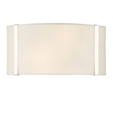 Fulton Curved Shade Wall Sconce 13'' Polished Nickel