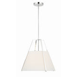 Fulton Empire Pendant 20'' Polished Nickel