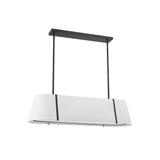 Fulton Linear Oval Chandelier 41.75'' Black