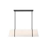 Fulton Linear Oval Chandelier 41.75'' Black