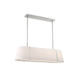 Fulton Linear Oval Chandelier 41.75'' Polished Nickel