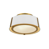 Fulton Semi Flush Mount 12'' Antique Gold