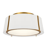 Fulton Semi Flush Mount 18'' Antique Gold