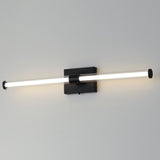 Fuse Vanity Light Medium Black By ET2 Side View