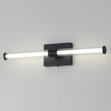 Fuse Vanity Light Small Black By ET2 Side View