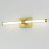 Fuse Vanity Light Small Natural Aged Brass By ET2 Side View