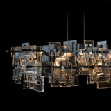 Fusion Linear Suspension 16 Light detail, by Hubbardton Forge