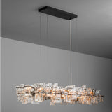 Fusion Linear Suspension 16 Light detail, by Hubbardton Forge