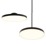 Fusion Trimless Pendant and Flush Mount by Dals - 21 Inch, Black