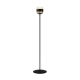 Futura PT P Floor Lamp by Vistosi, Color: Amber / Antique Brass, Finish: Black, ,| Casa Di Luce Lighting