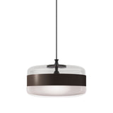 Futura SP G Pendant Light by Vistosi, Color: Smokey/Brown, Finish: Black, ,| Casa Di Luce Lighting
