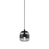 Futura SP P Pendant Light by Vistosi, Color: Crystal / Black, Finish: Black, ,| Casa Di Luce Lighting