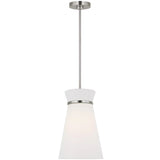 Fynn One Light Pendant Brushed Nickel By Generation Lighting