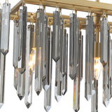 Gemma 52'' Modern Gold Linear Chandelier by Crystorama