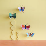 Gold Rim Butterfly Wall Art, styled in an interior