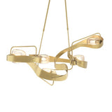GRAFFITI PENDANT BY HUBBARDTON FORGE, FINISH: MODERN BRASS, CLEAR GLASS, , | CASA DI LUCE LIGHTING