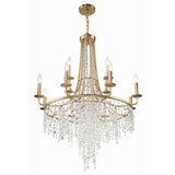 Gabrielle 2-Tier Chandelier 30'' Antique Gold