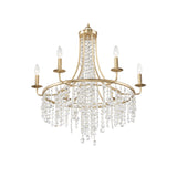 Gabrielle 6-Light Chandelier 28'' Antique Gold